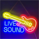 Guitar Neon Sign for Kid's Gift